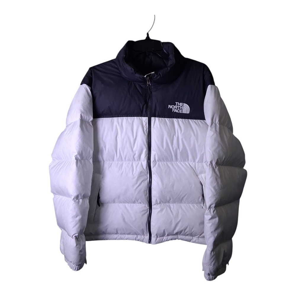 The North Face Men's Large 1996 Retro Nuptse Jacket 700 Down White & Black